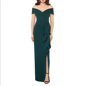 Xscape Hunter Green Dress